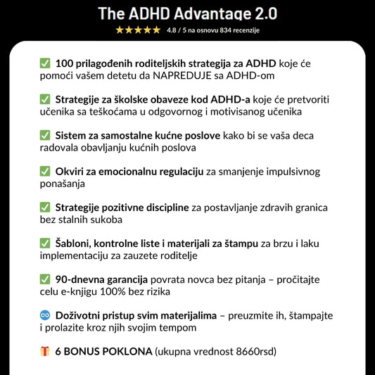 Obuka za roditeljstvo dece sa ADHD-om, prirodne metode bez lekova