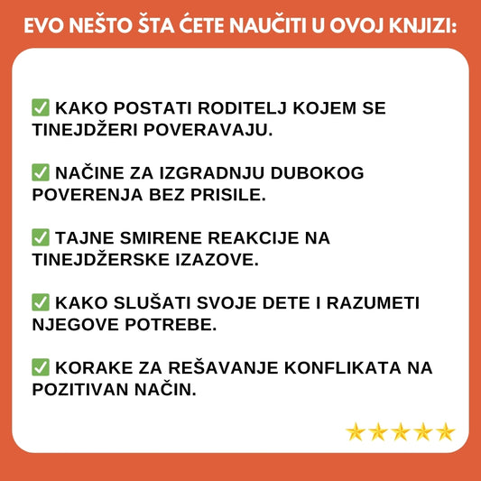 Najprodavaniji vodič: 23 tajne kako postati roditelj kojem tinejdžeri veruju i žele da pričaju + BONUS