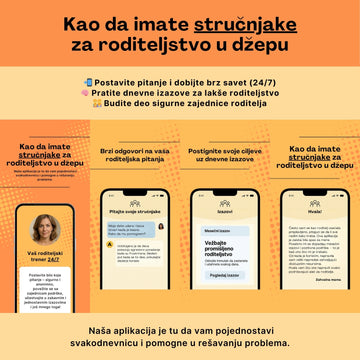 24/7 podrška i dnevni izazovi za roditelje za brže rezultate - Prvi mesec potpuno BESPLATAN