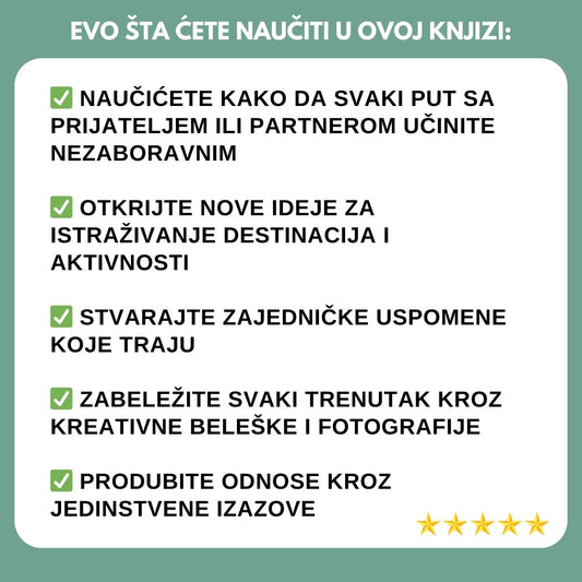 Najprodavniji priručnik Putovanje - Avantura na Dlanu: 30 skrivenih putnih izazova za nezaboravna putovanja 🌍