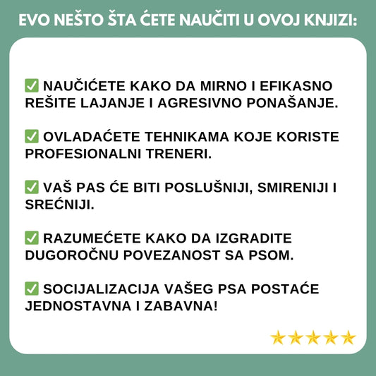 Najprodavaniji priručnik za rešavanje SVIH problema u ponašanju vašeg psa za samo 21 dan