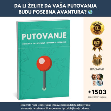 Najprodavniji priručnik Putovanje - Avantura na Dlanu: 30 skrivenih putnih izazova za nezaboravna putovanja 🌍