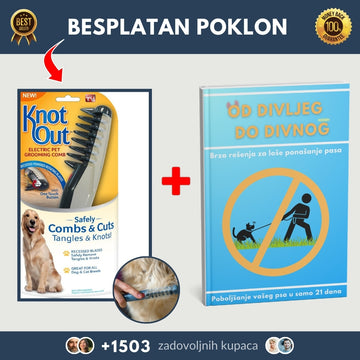 1+1 GRATIS! Komplet za srećnog i zdravog ljubimca – Knjiga za poslušnost + Besplatna četka za bezbolno četkanje!