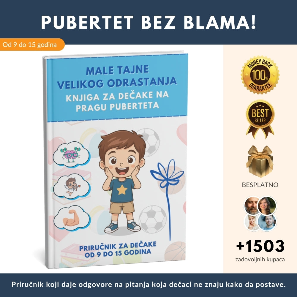 Pubertet bez blama – priručnik za dečake