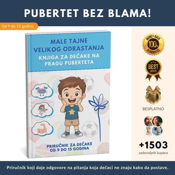 Pubertet bez blama – priručnik za dečake