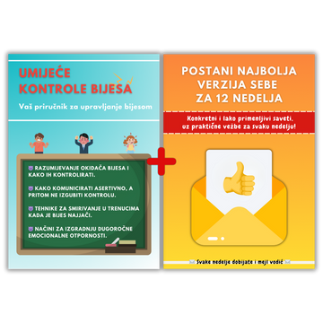 🟠 EKSKLUZIVNI 2u1 e-paket: Bes pod kontrolom + 12 nedelja do najbolje verzije sebe! (PDF)