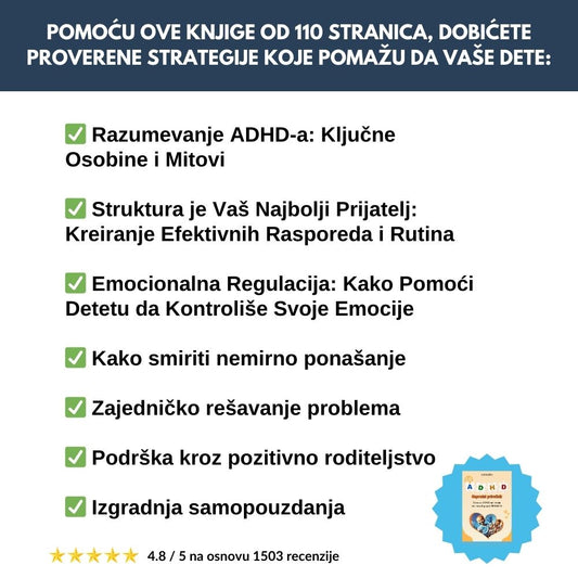 Najprodavaniji vodič za roditelje otkriva REVOLUCIONARAN pristup koji pomaže deci sa ADHD-om da budu smirenija i fokusiranija