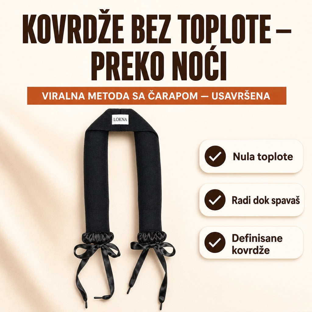 LOKNA traka za kovrdže bez toplote