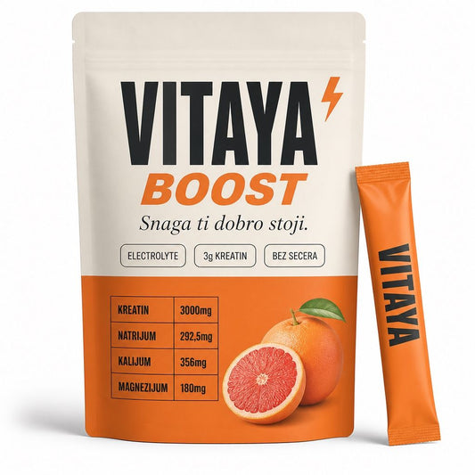 VITAYA BOOST kreatin napitak za žene — pakovanje sa 20 kesica