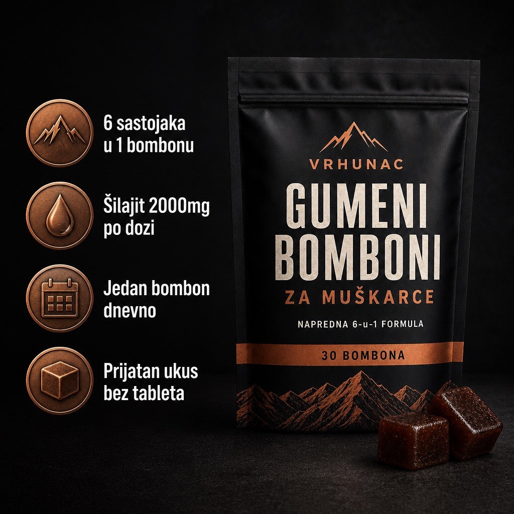 VRHUNAC gumeni bomboni — 6 sastojaka u 1 bombonu