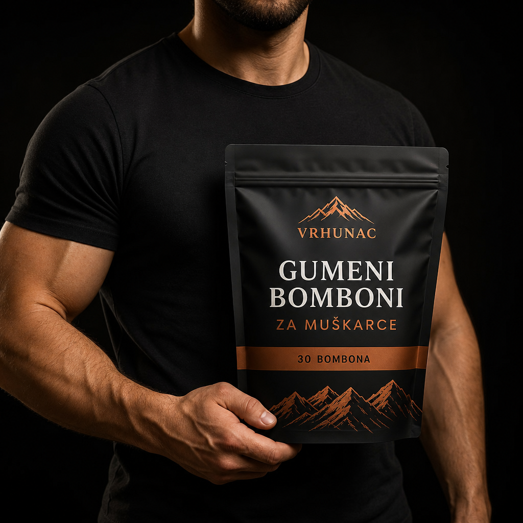 VRHUNAC gumeni bomboni u ruci