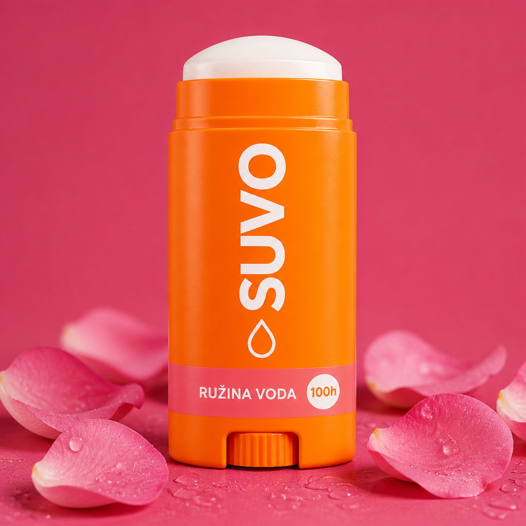 SUVO antiperspirant stik — Ružina voda