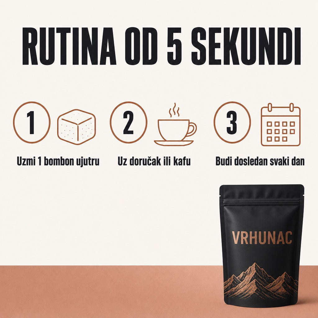 VRHUNAC — rutina od 5 sekundi