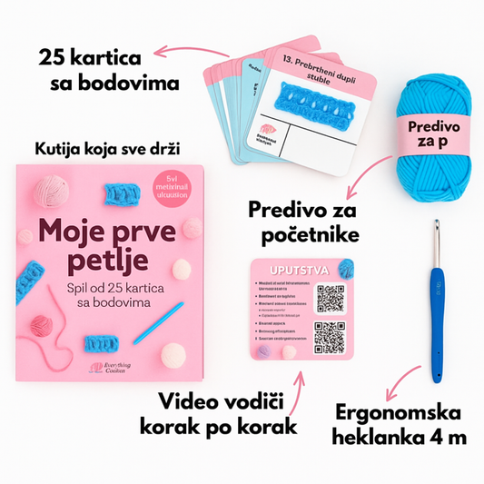 Jednostavno heklanje – početnički komplet