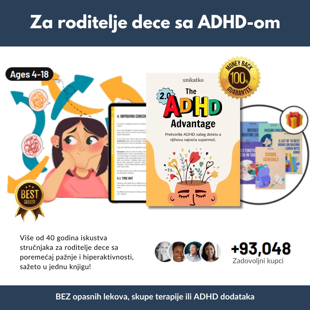 Knjiga za roditelje dece sa ADHD-om, najbolji saveti i strategije